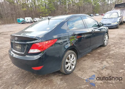 2013 Hyundai Accent Gls z USA, uszkodzony, nr VIN KMHCU4AE0DU576622